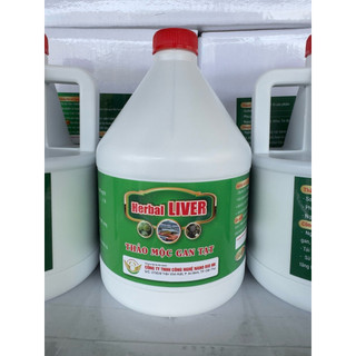 (5 TẶNG 1) Herbal LIVER 2L- Tạt bổ sung thảo mộc dưỡng gan, hổ trợ gan tôm chuyển hoá, duy trì màu sắc cấu trúc gan tuỵ
