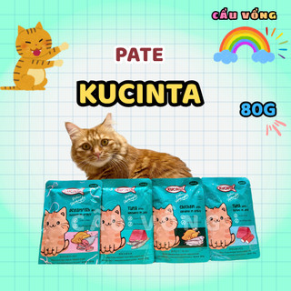 [Hoả Tốc] Pate KUCINTA Cho Mèo Mọi Lứa Tuổi - Gói 80g