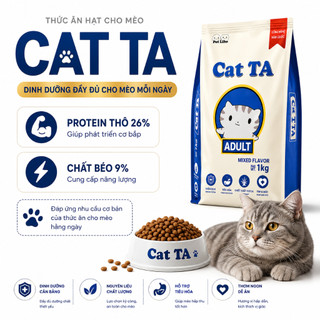 THỨC ĂN HẠT CHO MÈO TRƯỞNG THÀNH CAT TA Hạt Cho Mèo Công Nghệ Hàn Quốc