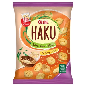 Bánh gạo Haku Mix Vị - Oishi túi 150g