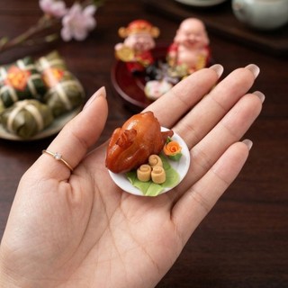 Mô hình 3D trang trí có nam châm, nhiều mẫu. Trang trí Bàn thờ Thần Tài Thổ Địa mini
