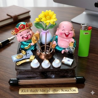 Bàn Thờ Thần Tài Mini ChiBi  Bàn Thờ Để Bàn Thờ Để Bàn Làm Việc. Bàn Thờ MiNi Để Bàn
