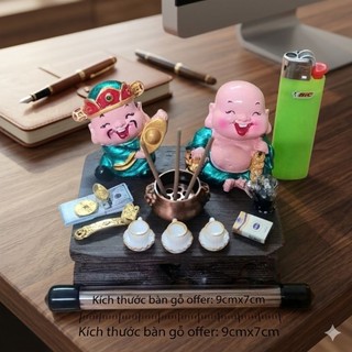 Bàn Thờ Thần Tài Mini ChiBi  Bàn Thờ Để Bàn Thờ Để Bàn Làm Việc. Bàn Thờ MiNi Để Bàn