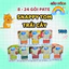 8 - 24 gói pate SNAPPY TOM trái cây Mix vị cho mèo - Gói 70g