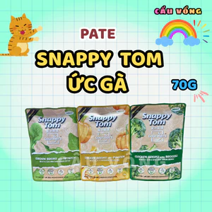 Pate SNAPPY TOM ức gà mix rau củ - Gói 70g