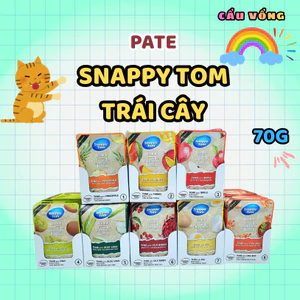 Pate SNAPPY TOM cá ngừ mix trái cây cho mèo - Gói 70g