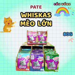 [Hỏa Tốc] Pate mèo lớn WHISKAS - Gói 80g