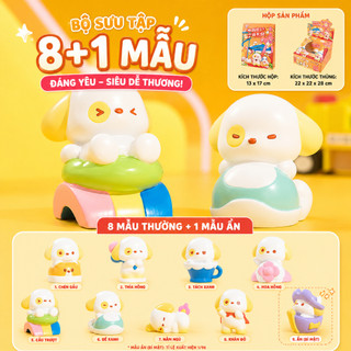 Túi Mù Bean Mini Nhật Ký Cún Con Blind Bag Figure Mini Siêu Cute Đồ Chơi Sưu Tầm 8+1 Phiên Bản Bí Mật