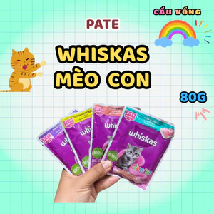Pate mèo con WHISKAS - Gói 80g