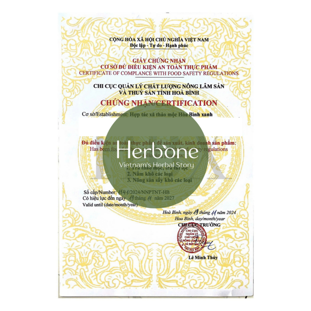 Trà Ngũ Hắc HERBONE Hỗ Trợ Mọc Tóc Nhanh, Giảm Rụng Tóc, Giảm Bạc Tóc, Làm Đẹp Da