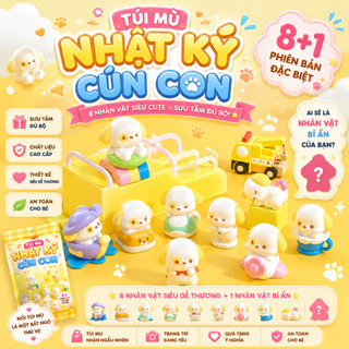 Túi Mù Bean Mini Nhật Ký Cún Con Blind Bag Figure Mini Siêu Cute Đồ Chơi Sưu Tầm 8+1 Phiên Bản Bí Mật
