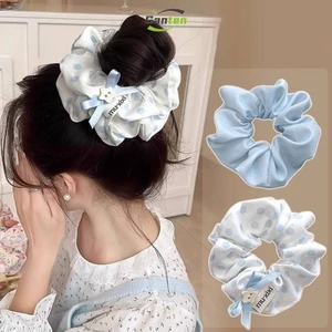 Dây buộc tóc màu xanh đẹp Dây buộc tóc đuôi ngựa Phụ kiện tóc cho nữ