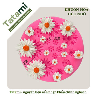 Khuôn Silicon Làm Nến TATAMI Tạo Hình Hoa Mẫu Đơn Khuôn Đổ Nến Handmade Chi Tiết Sắc Nét Cao Cấp