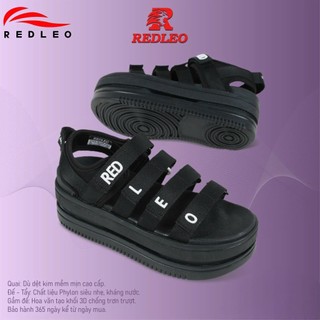 Dép Sandal REDLEO nữ tăng chiều cao, giày quai hậu độn đế cao 7cm, nhẹ mềm êm, chống thấm nước chống hôi chân