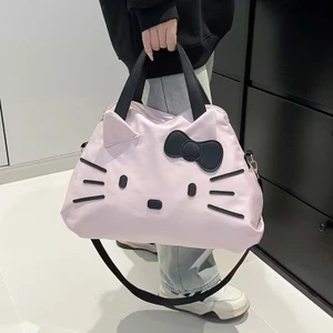 Túiđựng đồ du lịch,Túi xách đồ gym,Túi hành lý kích cỡ lớn,Túi đeo chéo một vai HelloKitty dễ thương