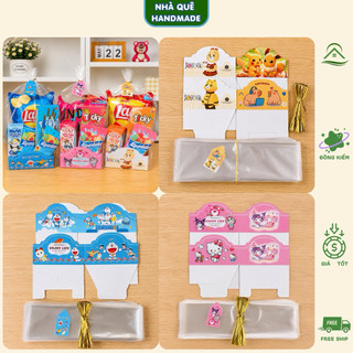 Set 50 Túi Gấu Đựng Bánh Kẹo Dễ Thương Cho Bé – Túi Chia Quà Sinh Nhật, Tổng Kết, Thiếu Nhi, Tết Trung Thu