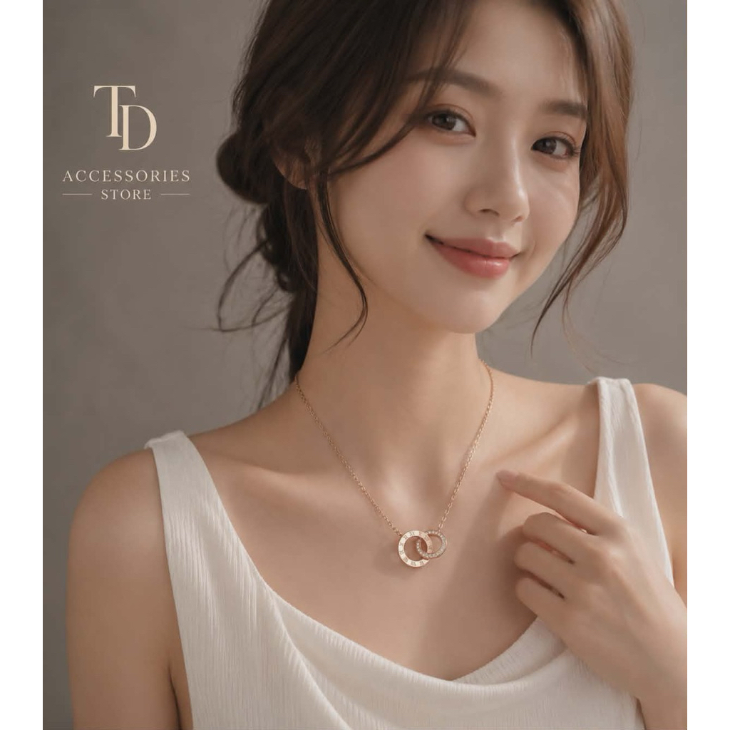 Dây chuyền vòng cổ timeless titan nữ thời trang | TD Accessories Store