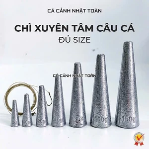 CHÌ XUYÊN TÂM CÂU CÁ 30G, 50G, 70G, 100G, 120G, 150G