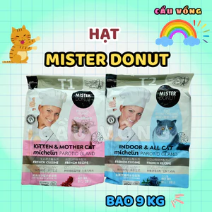 Bao 9 kg_Hạt MISTER DONUT Mix Topping cho mèo
