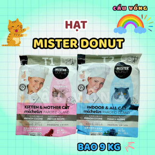 [Hỏa Tốc] Bao 9 kg_Hạt MISTER DONUT Mix Topping cho mèo