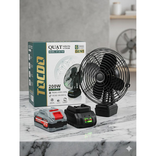 Quạt lồng sắt cánh sắt 8 inch hiệu tocdo cực bền