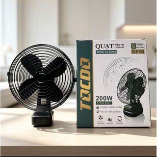 Quạt lồng sắt cánh sắt 8 inch hiệu tocdo cực bền