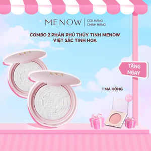 COMBO 2 Phấn phủ thuỷ tinh MENOW Việt sắc tinh hoa 7gr x2