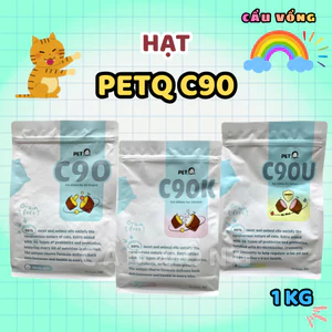 Tặng 50g_Hạt cho mèo PetQ CHURRO C90 nhân thịt dinh dưỡng - Túi 1kg