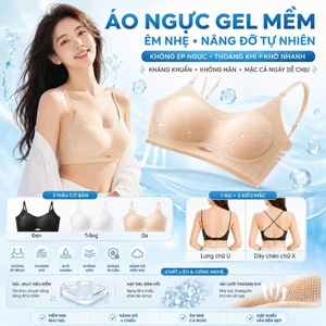 Áo Ngực LUCKORA Gel Mềm Không Gọng Mỏng Nhẹ Nâng Đỡ Tự Nhiên Không Hằn Lưng Chất Liệu Mát Lạnh