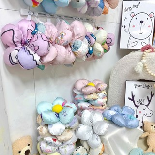 💮QUÀ TẶNG KHÔNG BÁN💮Cột Tóc Nơ To Vải Lụa Lyocell Mix Màu, Cột Bóc Phồng Đẹp - Chăn Ga Sỉ HCM