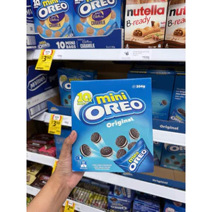🍪🇦🇺 BÁNH QUY COOKIE SOCOLA THƠM GIÒN KẸP KEM TRẮNG SỮA NỘI ĐỊA ÚC OREO MINI ORIGINAL 10 x BAGS HỘP 10 GÓI Vị Nguyên Bản