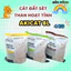 Cát vệ sinh đất sét mix than hoạt tính AKICAT 8L cho mèo - Túi 4kg