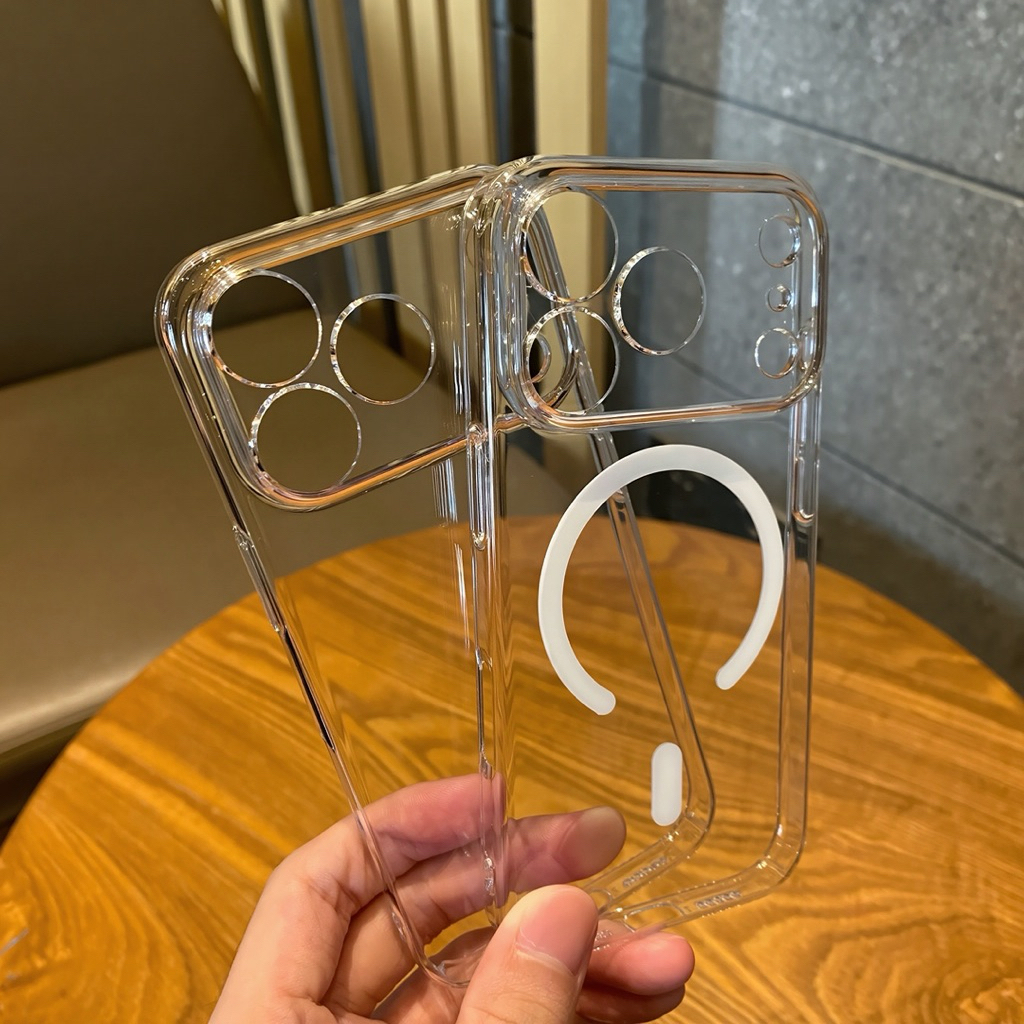 Ốp Trong Suốt LIKGUS lưng cứng viền cứng mỏng nhẹ chống ố vàng dành cho iPhone 17/16/15/14/13/12/pro/max/plus/air