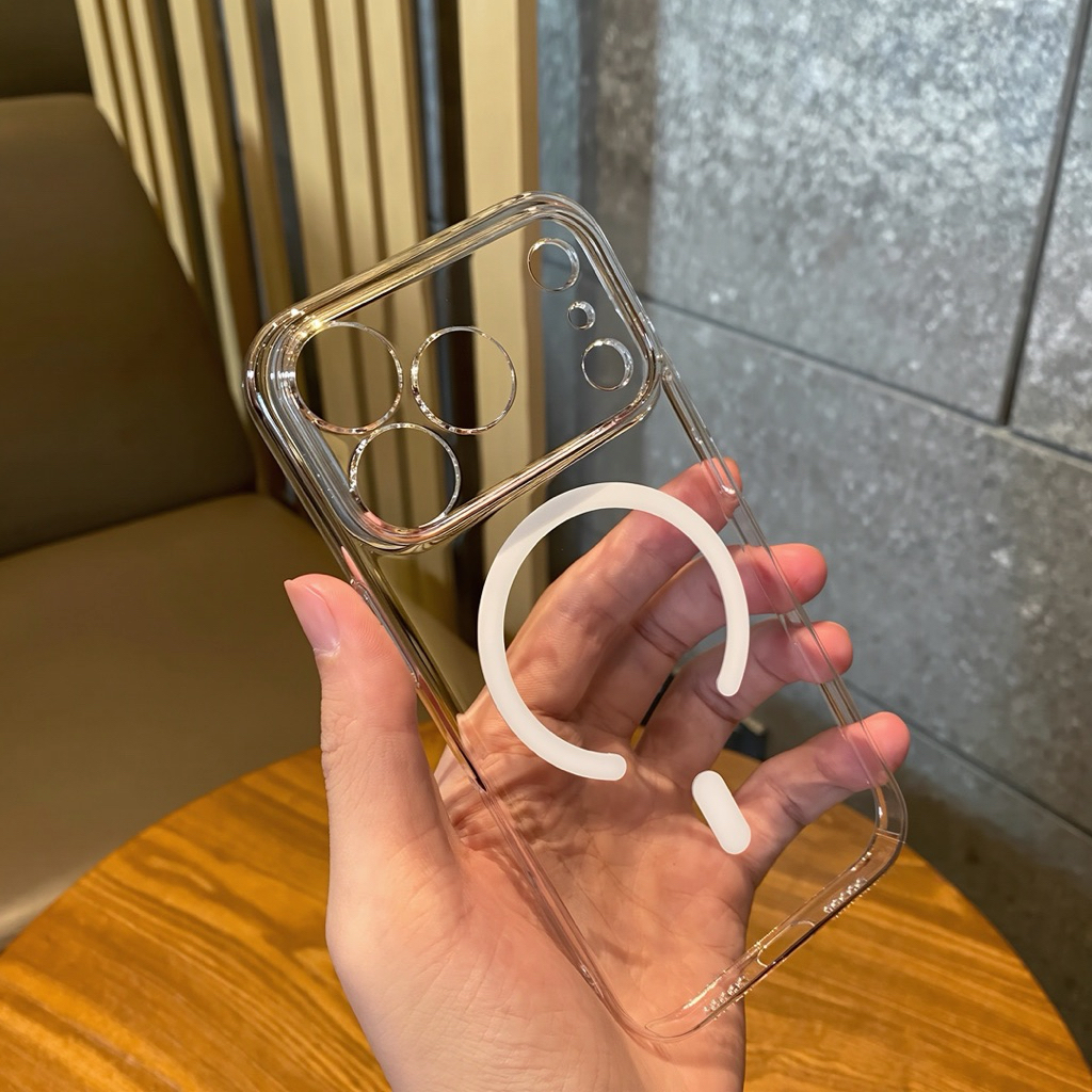 Ốp Trong Suốt LIKGUS lưng cứng viền cứng mỏng nhẹ chống ố vàng dành cho iPhone 17/16/15/14/13/12/pro/max/plus/air