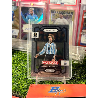 Thẻ bóng đá Gabriel Batistuta Panini Prizm Monopoly Worldd Cup 2026