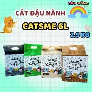Cát đậu nành cho mèo CATSME 6L - Túi 2.5kg