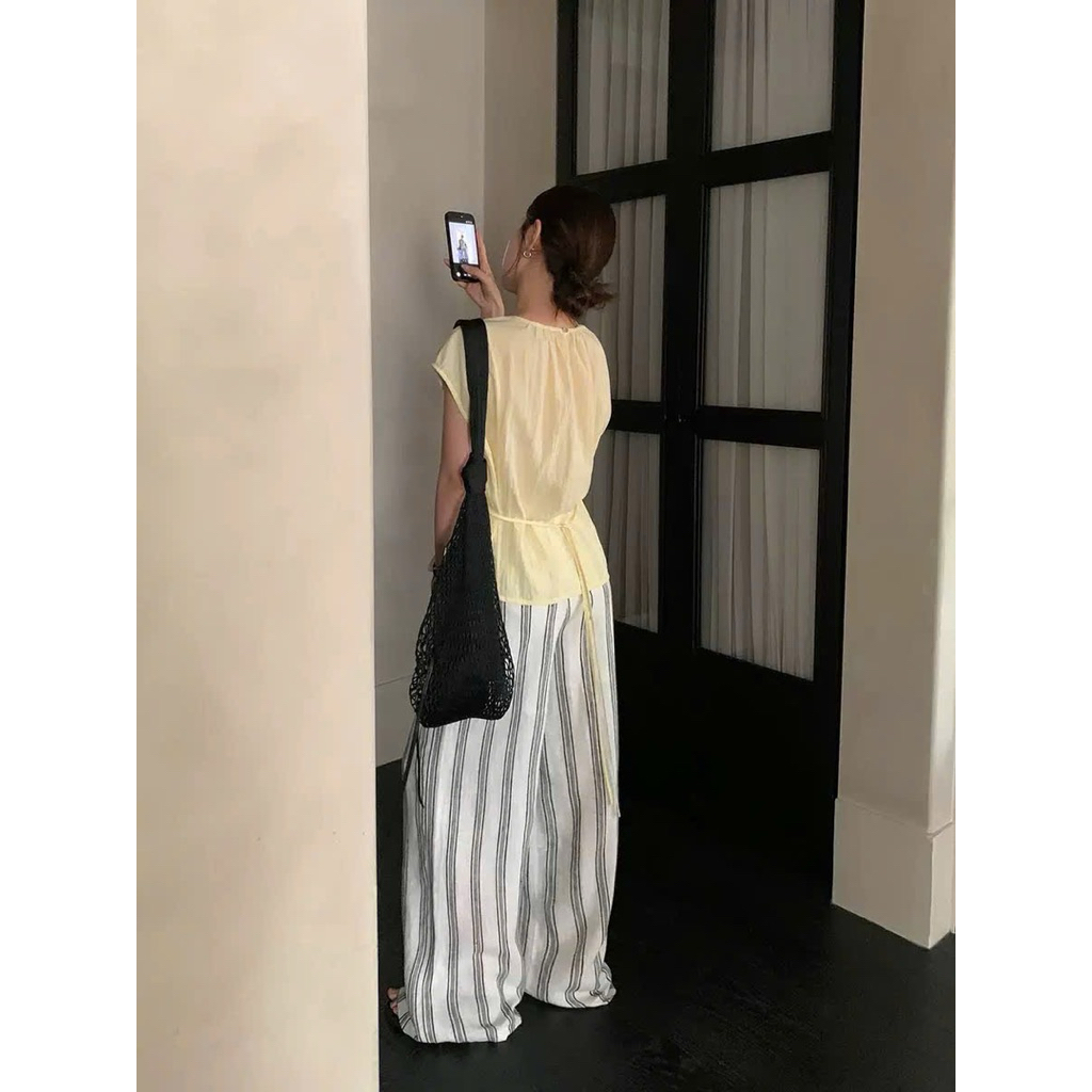 Áo cộc dây buộc basic Onni st