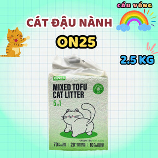 [Hỏa Tốc] Cát đậu nành ON25 cho mèo - Túi 2.5kg