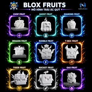 Mô Hình Trái Ác Quỷ Blox Fruits In 3D | Đồ Chơi Roblox Hot Trend | Chưa Có Màu