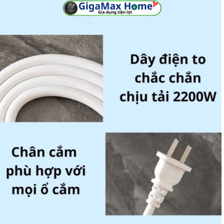 Ổ Cắm Điện Hình Hoa NV200A Có 4 Cổng USB Sạc Nhanh – 4 Ổ Cắm Đa Năng 2500W Dây 1.2m | GigaMax Home