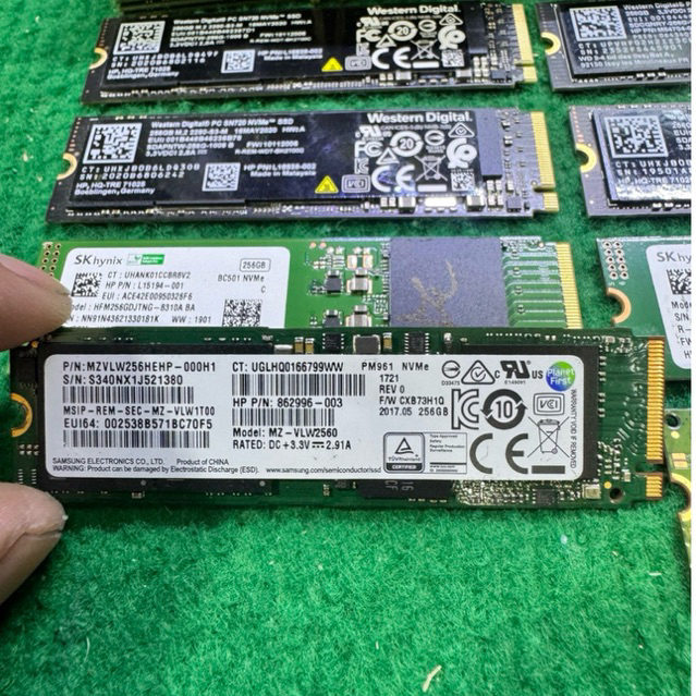 ổ cứng ssd Nvme  256Gb-512G -Hynix/ samsung /Western/ Micron Hàng tháo máy  (bảo hành 12 tháng ) | BigBuy360 - bigbuy360.vn