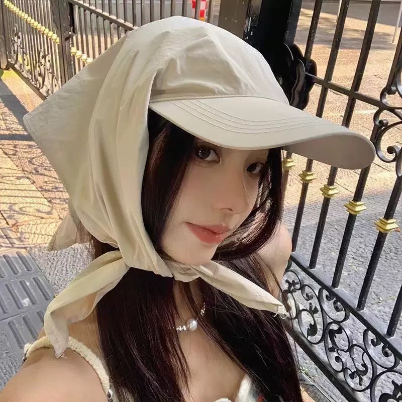 Mũ Lưỡi trai, Mũ trùm đầu, KHĂN TRÙM ĐẦU THẮT NƠ VINTAGE - ITEM "CỰC CHÁY" CHO MÙA HÈ.