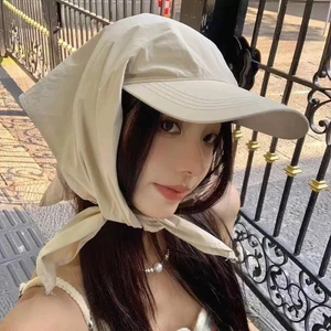 Mũ Lưỡi trai, Mũ trùm đầu, KHĂN TRÙM ĐẦU THẮT NƠ VINTAGE - ITEM "CỰC CHÁY" CHO MÙA HÈ.