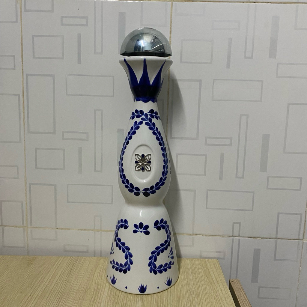 [full hộp]Vỏ Chai Rượu Clase Azul Tequila Reposado Gốm Sứ Cao Cấp – Bình Gốm Decor Trang Trí, Sưu Tầm Sang Trọng (750ml)