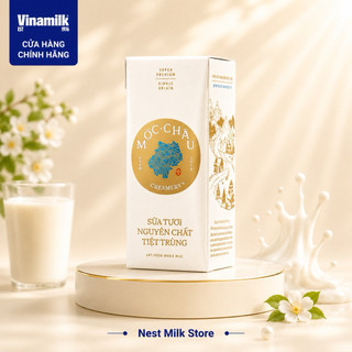 Sữa Tươi Nguyên Chất Tiệt Trùng Mộc Châu Creamery 180ml - Thùng 48 Hộp