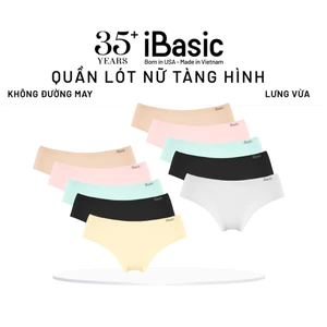 Combo 10 quần lót su nữ lưng vừa không đường may không lộ viền iBasic V188
