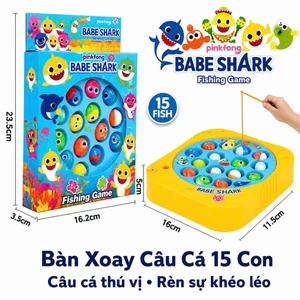 Đồ Chơi Câu Cá Bàn Xoay ToysLit 15 Con Capybara, Baby Shack, Labubu Vui Nhộn Cho Bé Tăng Khéo Léo