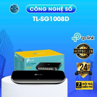 Bộ Chia Mạng Switch 8 port Gigabit TP LINK TL-SG1008D - BẢO HÀNH CHÍNH HÃNG 2 NĂM