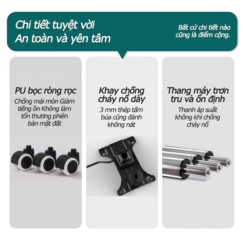 Ghế văn phòng công thái học Tựa lưng lưới thoáng khí Giảm đau lưng và Tựa đầu điều chỉnh được | BigBuy360 - bigbuy360.vn