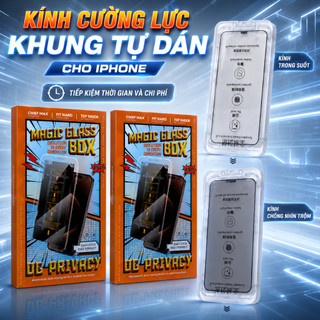 Kính Cường Lực Khung Dán IPhone Cao Cấp HD, Chống Nhìn Trộm, Chống Trầy Xước, Cảm Ứng Mượt, Dễ Dán, Cho iPhone X-17prm